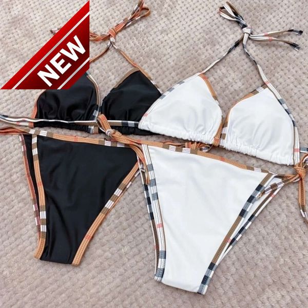 2024 Neue Modedesigner sexy Bikini Sets billige Sommermodik -Design Frauen Bikini Set Badeanzug Frauen 2 Stück Set Strandbekleidung Badeanzug Biquini Kleidung