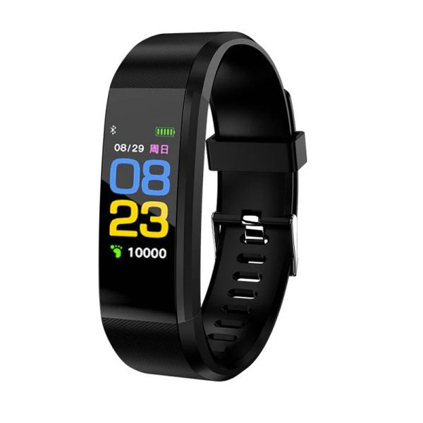 Uhren 115 plus Smart Band Heart Blood Rate Druck Monitor Smartwatch Fitness Uhrensport -Armband für Männer Frauen