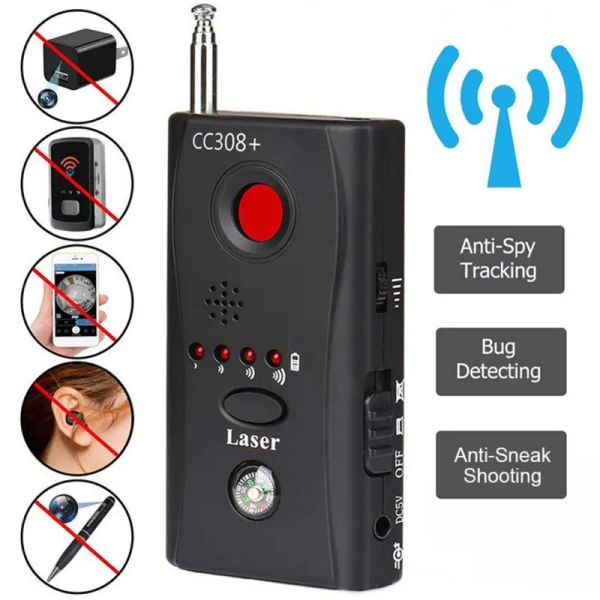 Detector sem fio GPS Signal rastreador RF Antispy Detector Câmera GSM Localizador de bugs de áudio Privacidade Proteção de segurança doméstica UE/US Plug