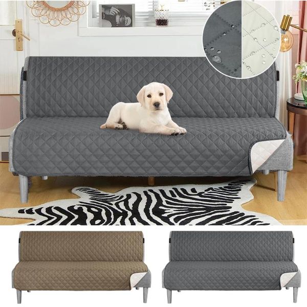 Chaves de cadeira Sofá acolchoado à prova d'água Reversível Pet Móveis Couch Protector Arm Non Slip Foton Slip Room Deco