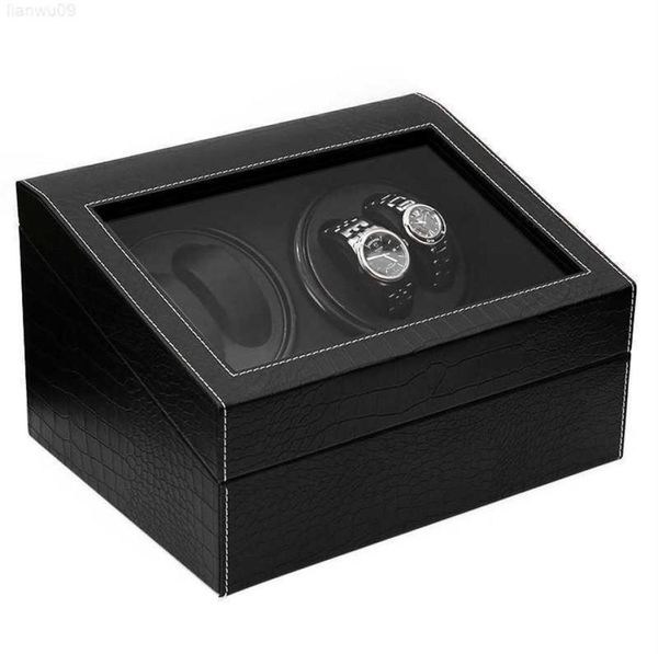 Wachboxen Hüllen hochwertiger Leder -Leder -Wickler -Motorstop Automatic Wicking Jewelry Display CA J220825 J22090625911536532