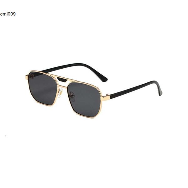 Occhiali da sole di nuovi occhiali in metallo occhiali da sole permanenti classici