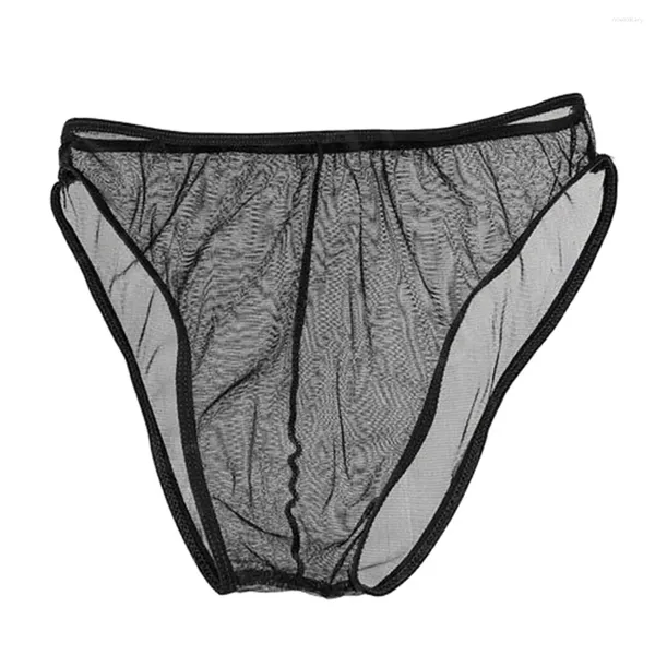 Unterhose sexy Herren transparente Unterwäsche Beutel Mesh Nylon Fishnet Herren Kurzer freier Größe