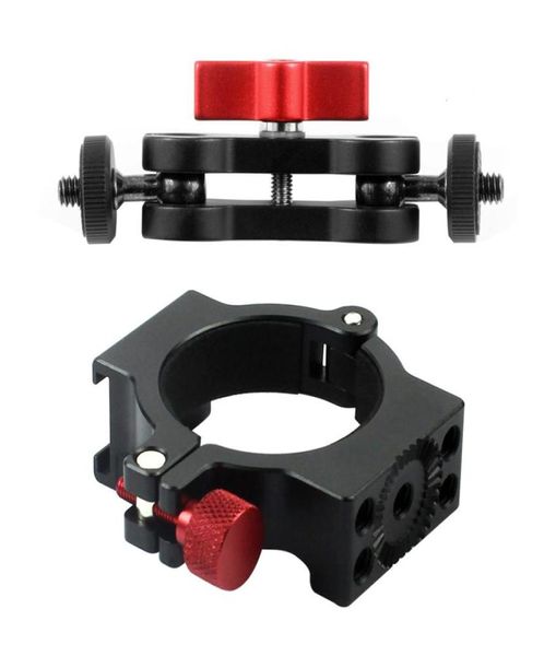 4ring Sapato adaptador Ring Mount Mount com adaptador de montagem em braço mágico para Zhiyun Smooth 4 Handle Gimbal DSLR Camera3039343