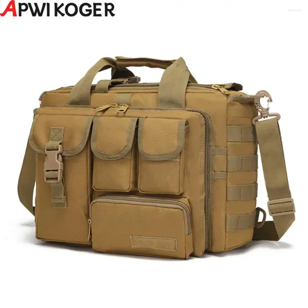 Duffel Bags Armee Taktische Handtasche Mult-Pockets Military Sling Umhängetasche Multifunktionales Molle für das Klettern im Freien im Freien