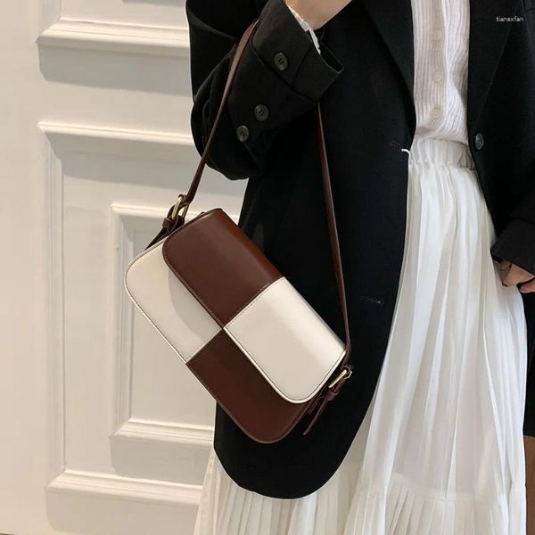 Umhängetaschen Frauenbag Herbst Winter 2024 weibliche literarische Single-Shoulder Chic Design Cross-Body Trend