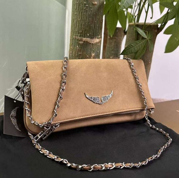 Pochette Rock Wings Zadig Voltaire Bag Designer feminino Tote Diamond Baguete de bolsa de bolsa de bolsa de bolsa de bolsa de bolsa de bolsa transversal de travestia 887