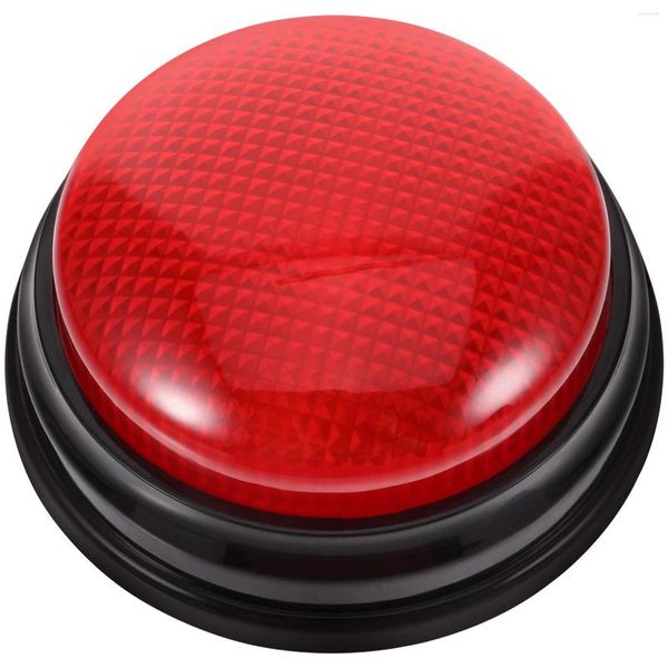 Партийная кнопка для украшения игры с легким звуком тревоги для соревнований Glow Event Fun Props