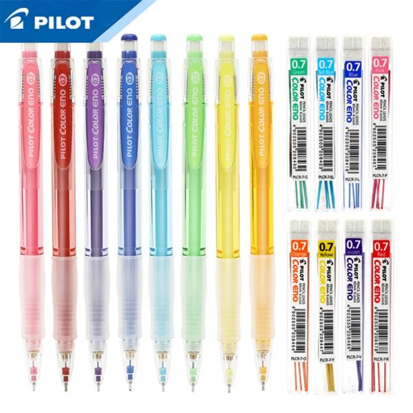 Kalemler Pilot Renk Otomatik Kalem Kombinasyonu HCR197 0.7mm Renk Kurşun Şeker Rengi Boyun Boyama Notları Kullanım