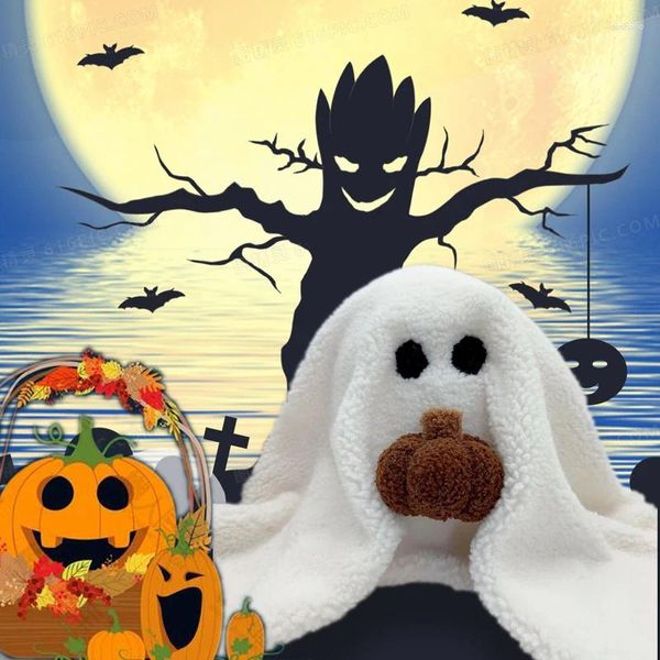 Cuscino Halloween Gus The Ghost Pumpkin bambola Accessori per auto per bambini regalo di compleanno per bambini