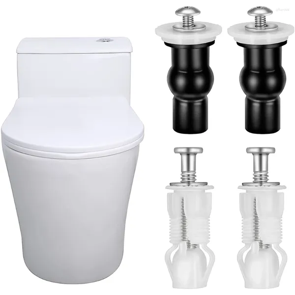 Tampas de assento no vaso sanitário 4pc porca de parafuso de fixação superior tampa da tampa Fixação W.C.Kits de encaixe de buracos cegos Acessórios para o banheiro doméstico Reparando