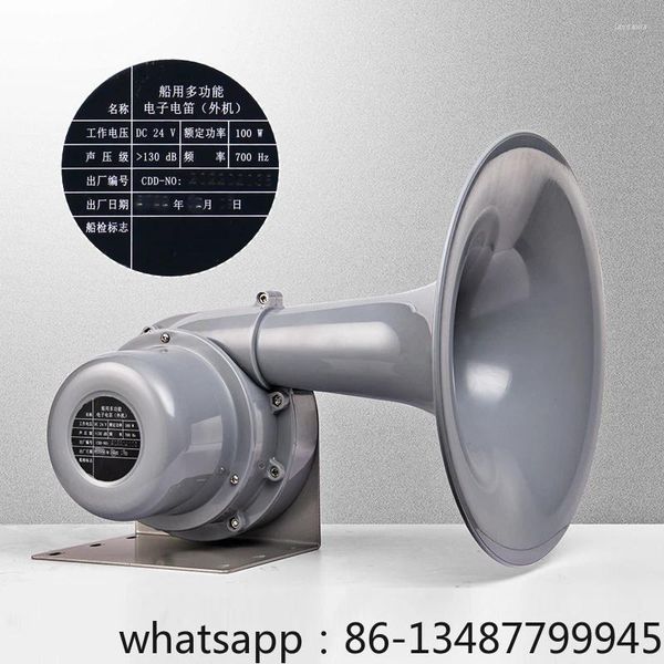 Partido decoração marinha marinha 100w flauta elétrica megaphone alto tweeter de alta potência alto -falante