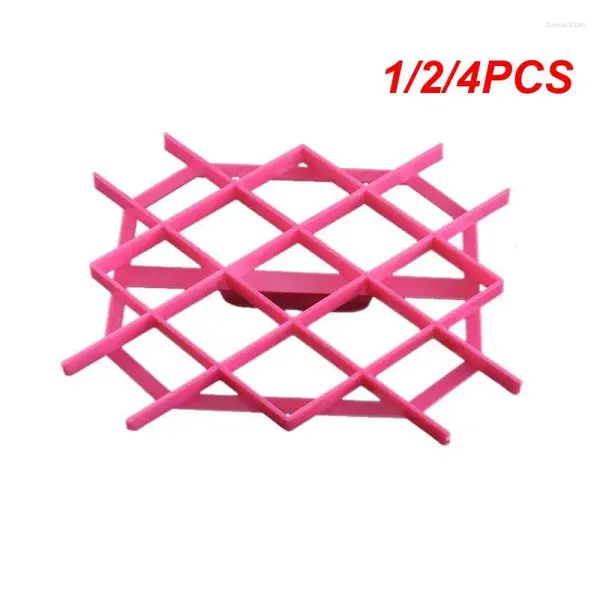 Backformen 1/2/4pcs Zuckerpaste Gummi Eckerei Fondant Kuchenform Embosser Cutter Rhombus Keks dekorativ