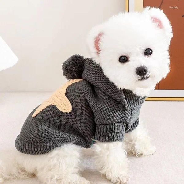 Vestuário para cães roupas de estimação suéter etono inverno quente e grosso em casa fora de estrelafisia suprimentos de suprimentos acessórios