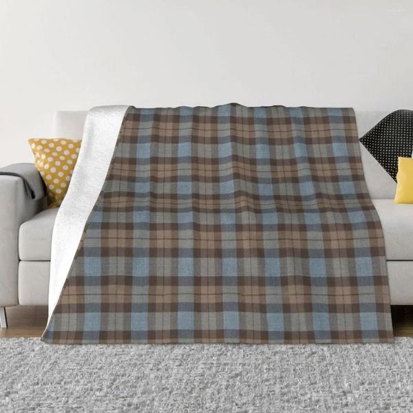 Decken Plaidkunstdecke Flanell Tartan gemütlich weiche Fleece -Bettspezifische