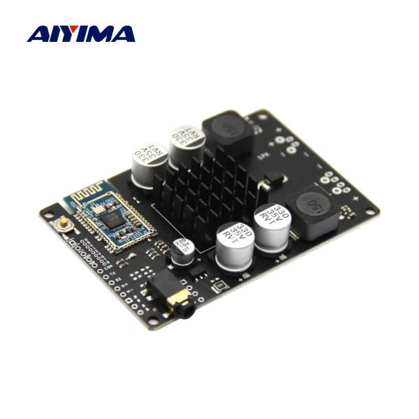 Amplificatore aiyima bluetooth 5.2 power amplificatore auido board 100w tpa3116 mono audio amplificatore tws amplifica con porta seriale rinomina aux