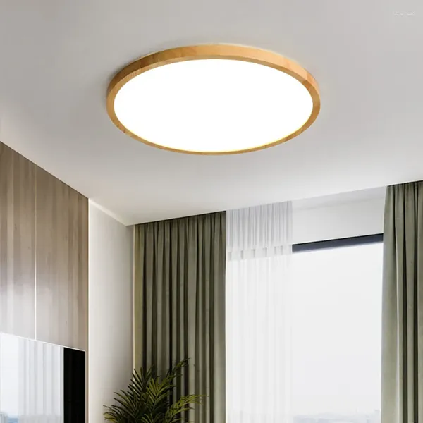Потолочные светильники Светодиодный свет с акриловым абажуром Современные круглые светильники для спальни для гостиной офис