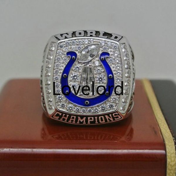 Дизайнер 2006-2023 гг. Чемпионат Супер Боул Кольцо роскошные чемпионы 14K Золотой футбол Ring Rings Star Diamond Sport Jewelry для мужчины