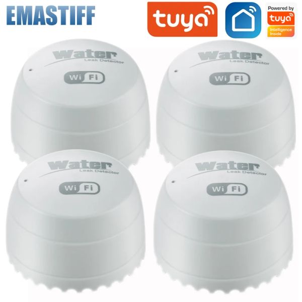 Module WiFi Lecketektor Wasserdetektor Leckage Sensor Smart Home Alarm Tuyasmart Smart Life App Hochwasserwarnung Überlaufsicherheit