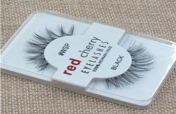 Fabrik direkt rote Kirsche falsche Wimpern natürliche lange Augen Lashes Erweiterung Make -up Professionelles Faux Wimperngeflügel gefälschte Wimpern 7640642