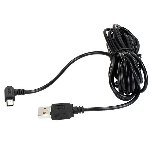 2024 2024 Auto-Ladung gekrümmtes Mini / Micro-USB-Kabel für Auto-DVR-Kamera-Video-Rekorder / GPS / Pad / Mobile, Kabellänge 3,5 m (11,48 Fuß)- für MICRO-USB-Kabel- für MICRO-USB-Kabel