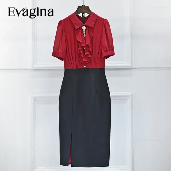 Vestidos de festa evagina brifff u uel bead retalhos de retalhos