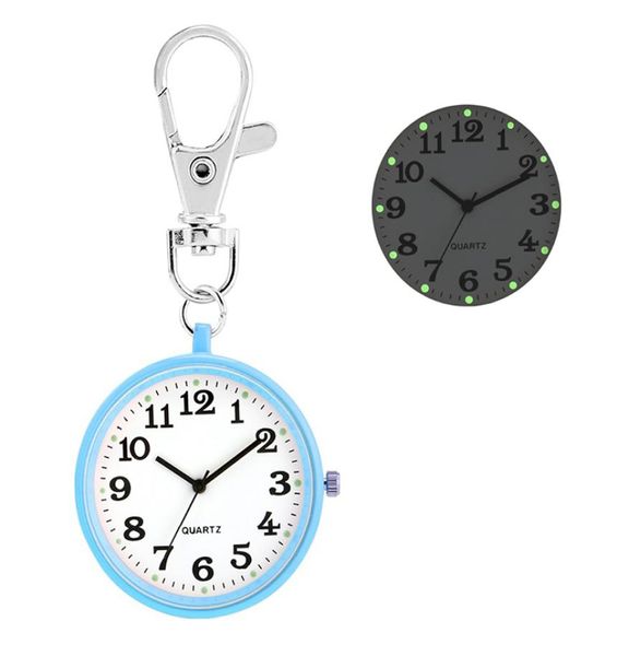 Keychain Pocket Nurse observa as mulheres estudantes para o exame FOB Relógio Medical Clock Gift Black Drop4057501