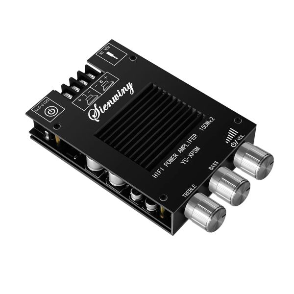 Verstärker YSXPSM Audio -Leistungsverstärker -Board -Modul Stereo -Stereo -Treble -Bass -Einstellung TDA7498E Power Amplifier Board Bluetooth Compatible 5.0