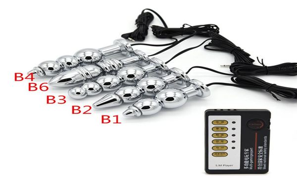 Электрический удар анальный штекер Massage Electro Butt Plug Anus Masturbation Pulse Therapy Massager Electro Shock Physiotherapy I91198B6044487