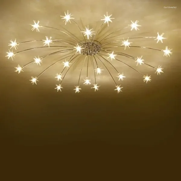 Luci a soffitto moderna leggera a led fiore di fiori da letto in vetro cucina per bambini lampada da designer di illuminazione