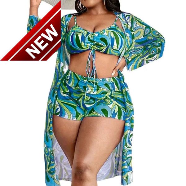 2024 Novo designer de moda Sexy Biquíni Conjuntos baratos e tamanho grande para mulheres maiô de maiô de grande traje de banho push up se sexy separado elegante 240309