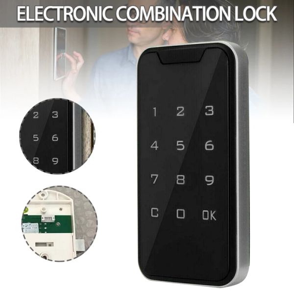 Lock Electronic Smart Digital Impressão Digital Bloqueio de impressão digital Combinação de segurança Bloqueios de segurança ajustados para armários/gavetas