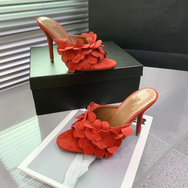 Tasarımcı Ayakkabı Yüksek Topuk Sandal Kadın Marka Sandalet Orijinal Deri Kuzu Cilt 35 ila 41 Kırmızı Siyah Bej Renkler Hızlı Teslimat Toptan Fiyat