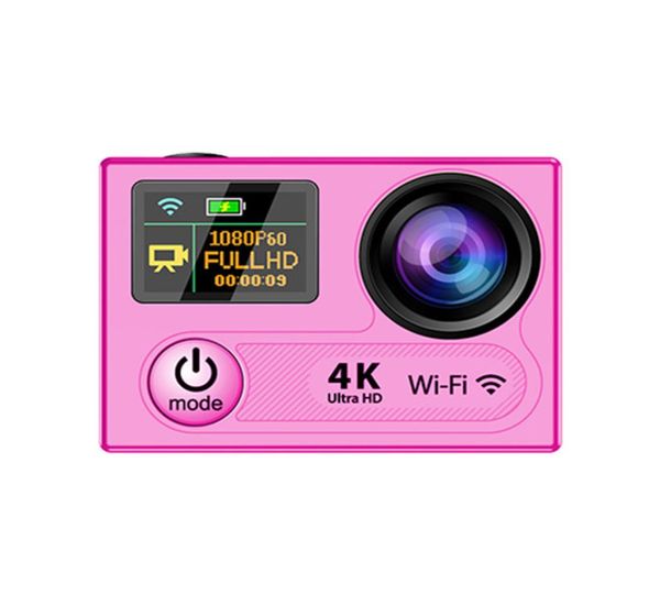 Ultra HD 4K H8 H8 WiFi Action Cameras 360VP Full 1080p 60fps Mini Sports DVR Video Camcorders 170 Lens 2 pollici Casco per fotocamera LCD CAM1788016