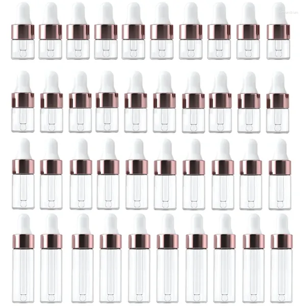 Garrafas de armazenamento 20/50/100pcs 1ml 2ml 3ml 5ml Mini garrafa de conta -giror