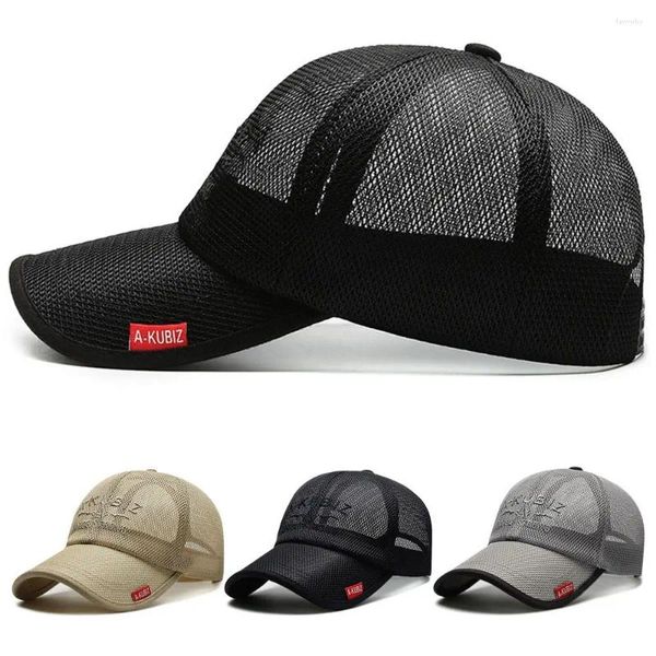 Ballkappen Outdoor Sports Männer Frauen Mode Sommer Sonnenschutzhüge Sonnenschutz Baseball Cap Full Mesh