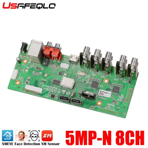 Recorder DVR Recorder Board DVR 4 8 Kanäle Überwachung Video -Rekorder für AHD 5MP Xmeye CCTV -Kameras -Rekorder Sicherheitsschutz