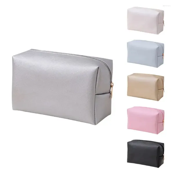 Kosmetische Taschen Preppy Travel Cosmetics Storage Box Handle Multifunktionaler Aussehen Organizer Professioneller Raumsparung