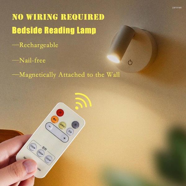 Wandlampe LED Touch Fernbedienung wiederaufladbarer batteriebetriebener kabelloser Leuchten mit USB -Ladung