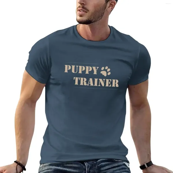 Polos mast'allenatore da cucciolo di addestratore per cani da cane t-shirt cucciolo doganali disegna i tuoi vestiti di grandi dimensioni uomini magliette grafiche