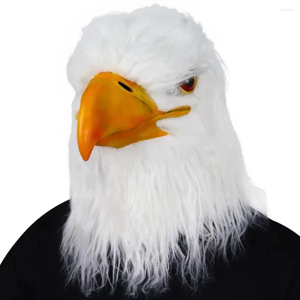 Вечеринка поставки 1PC Eagle Mask для мужчин смешное животное латексное тушь для тушь