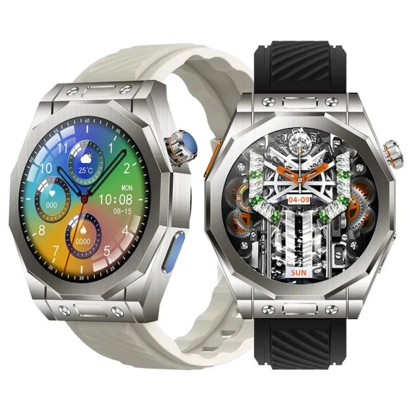 2024 Z83 Fashion Leisure Smart Watch Circular Amoled Ecrem