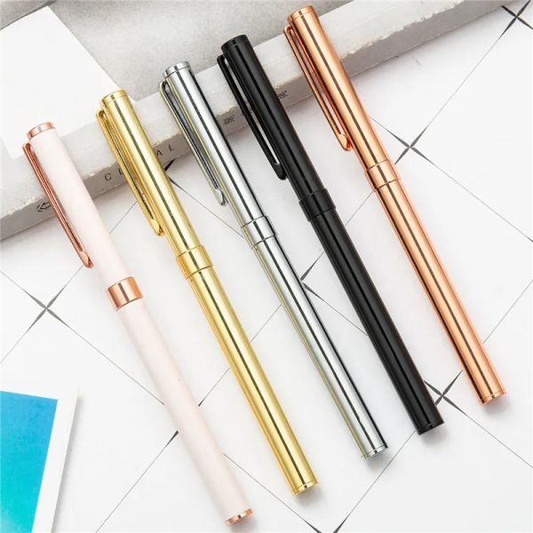 Оптовая новая креативная ученика -учитель Metal Ballpoint Pens School Office Письмо подарить подарки Pen Classical Signature Pen ZZ