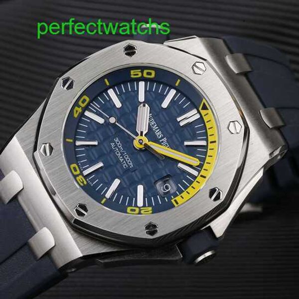 Pulso de pulso principal ASSISTA RELOAK OAK OFFSHORE Série automática mergulho mecânico à prova d'água Bandidade de borracha de aço Data Display Watch Mens Watch Set 15710ST