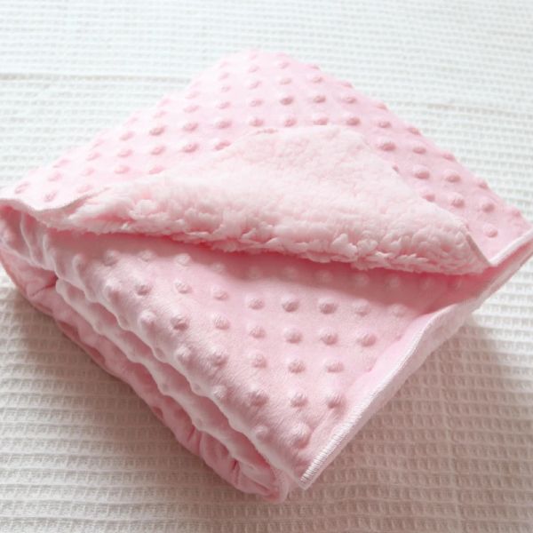 Cobertores de bebê adaptador Novo espessamento de camadas duplas de desenho animado lã de lã de lã Swaddle Bebe Envelope Wrap Wrap Baby Baby Bedding Clanta
