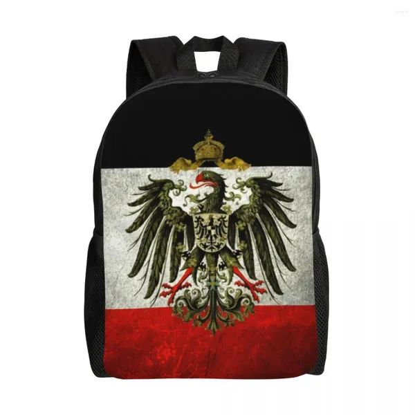 Zaino bandiera tedesca tedesca viaggi uomini donne laptop book bookbag college sacchetti da daypack