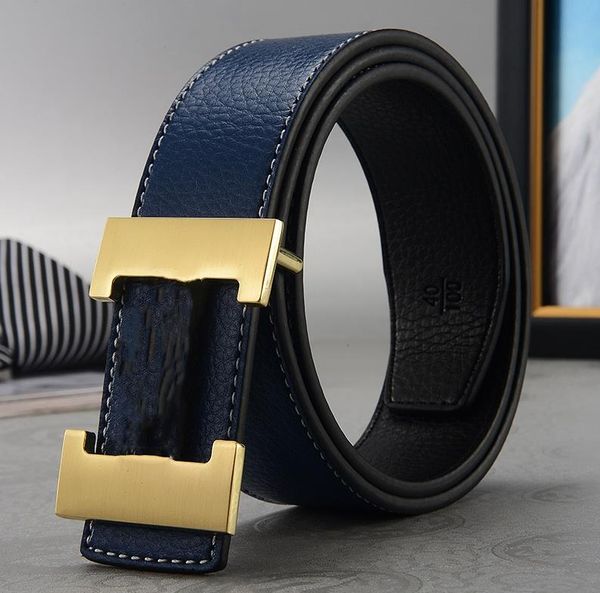 Klassiker Designer Hemes Brand Reversibel Belt Herren Frauen Luxusgürtel Buchstabe glatte Schnalle Breite 38 mm mit Box optional großer Bison Warten Sie den siebzigsten Loguat -Schach auf