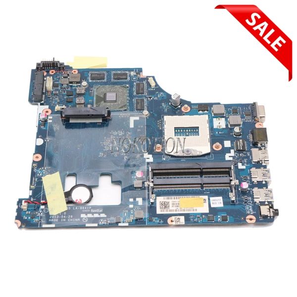 Placa -mãe NokOtion 11S90005735 Notebook PC Placa principal para Lenovo Ideapad G510 Laptop Placa -mãe VIWGQ LA9641P RADEON R7 M265 Gráficos