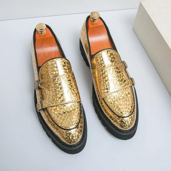 Lässige Schuhe Männer Designer -Ladung formelle Kleidung Hochzeit echtes Leder Luxus -Flats auf Plus Size -Sneakers ausrutschen