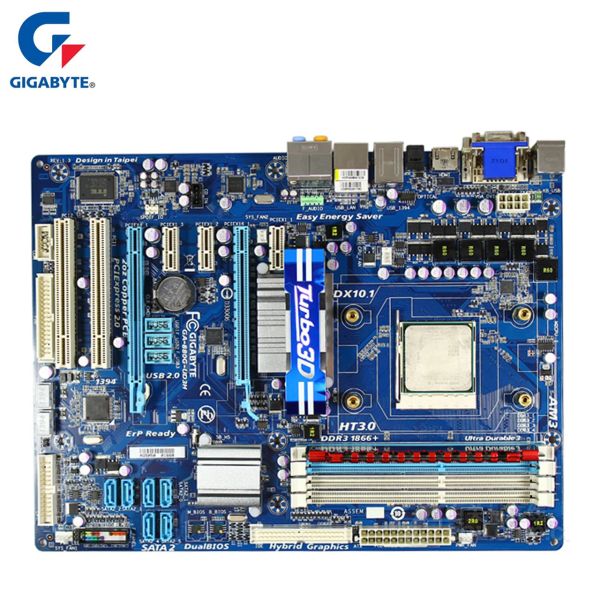Motherboards Gigabyte GA880GUD3H Motherboard für AMD 880G DDR3 USB2.0 16 GB 880G UD3H Desktop Mainboard -Systemboard verwendet integrierte Grafiken